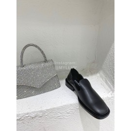 Ann Demeulemeester Fashion Soft Calf Leather Shoes For Women Black