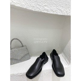 Ann Demeulemeester Fashion Soft Calf Leather Shoes For Women Black