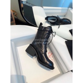 Ann Demeulemeester Fashion Soft Calf Leather Boots For Women Black