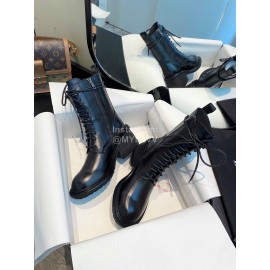 Ann Demeulemeester Fashion Soft Calf Leather Boots For Women Black