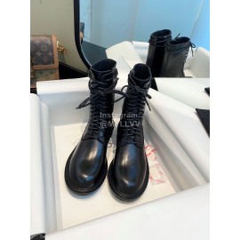 Ann Demeulemeester Fashion Black Calf Leather Boots For Women 