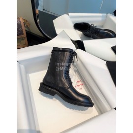 Ann Demeulemeester Fashion Black Calf Leather Boots For Women 