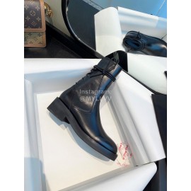 Ann Demeulemeester Fashion Black Calf Leather High Heel Boots For Women 