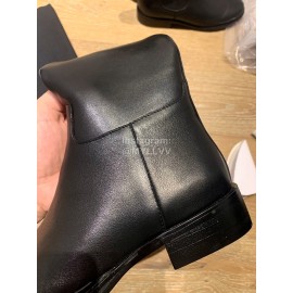 Ann Demeulemeester Fashion Calf Leather Black Long Boots For Women 