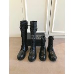 Ann Demeulemeester Fashion Black Calf Martin Boots For Women 