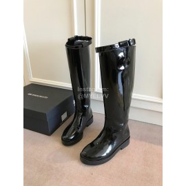 Ann Demeulemeester Fashion Patent Leather Martin Boots For Women 