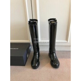 Ann Demeulemeester Fashion Patent Leather Martin Boots For Women 