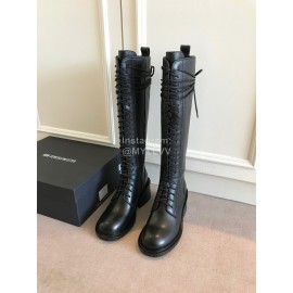 Ann Demeulemeester Fashion Calf Long Martin Boots For Women Black