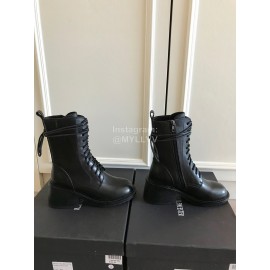 Ann Demeulemeester Fashion Calf High Heel Martin Boots For Women 