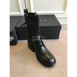 Ann Demeulemeester Fashion Calf High Heel Martin Boots For Women 