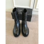 Ann Demeulemeester Retro Calf High Heel Martin Boots For Women 