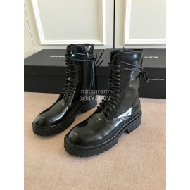 Ann Demeulemeester Fashion Patent Calf Martin Boots For Women 