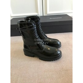 Ann Demeulemeester Fashion Patent Calf Martin Boots For Women 