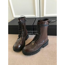 Ann Demeulemeester Fashion Calf Martin Boots For Women Coffee