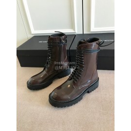 Ann Demeulemeester Fashion Calf Martin Boots For Women Coffee
