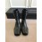 Ann Demeulemeester Fashion Square Head Calf Martin Boots For Women 