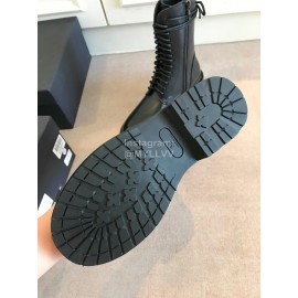 Ann Demeulemeester Fashion Black Calf Short Martin Boots For Women 