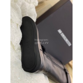 Ann Demeulemeester Vintage Black Leather Boots For Women 