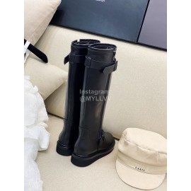 Ann Demeulemeester Vintage Black Leather Boots For Women 