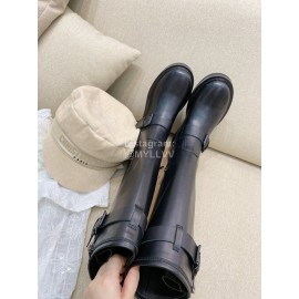 Ann Demeulemeester Vintage Black Leather Boots For Women 