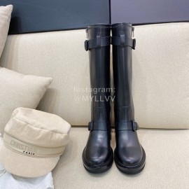 Ann Demeulemeester Vintage Black Leather Boots For Women 