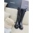 Ann Demeulemeester Vintage Black Calf Leather Boots For Women 