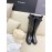 Ann Demeulemeester Vintage Black Calf Leather Boots For Women 