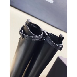 Ann Demeulemeester Vintage Black Calf Leather Boots For Women 