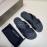 Armani New Leather Sandals For Men Black