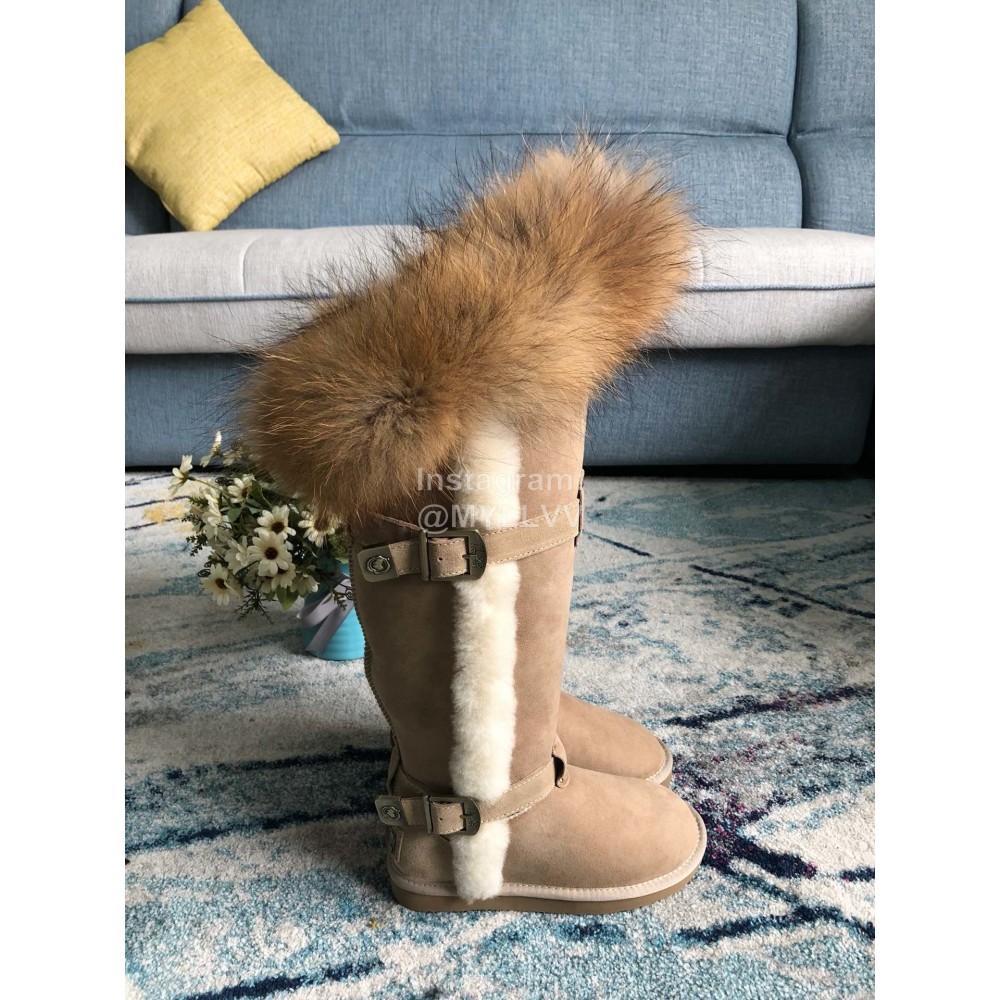 Australia Luxe Collective Winter Warm Wool Long Boots For Women Brown