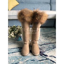 Australia Luxe Collective Winter Warm Wool Long Boots For Women Brown