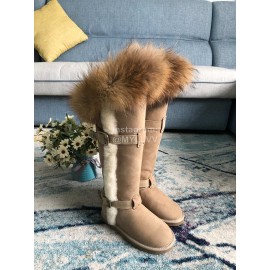 Australia Luxe Collective Winter Warm Wool Long Boots For Women Brown