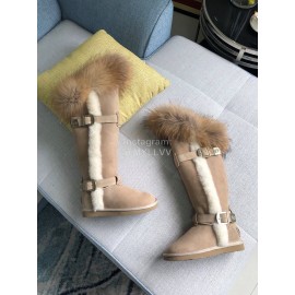 Australia Luxe Collective Winter Warm Wool Long Boots For Women Brown