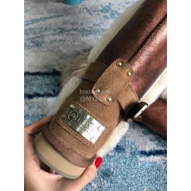 Australia Luxe Collective Winter Brown Wool Long Boots For Women