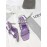 Badgley Mischka Fashion Cowhide Diamond High Heel Sandals For Women Purple