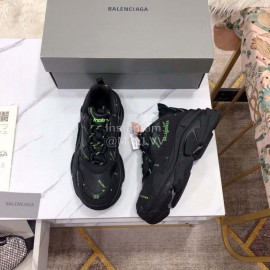 Balenciaga Triple S Logo Printed Sneakers