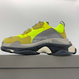 Balenciaga Triple S Clunky Sneakers Fluorescent Green