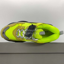 Balenciaga Triple S Clunky Sneakers Fluorescent Green