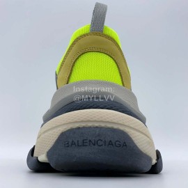 Balenciaga Triple S Clunky Sneakers Fluorescent Green