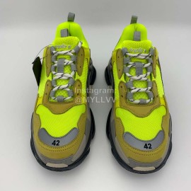 Balenciaga Triple S Clunky Sneakers Fluorescent Green