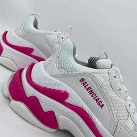 Balenciaga Triple S Clunky Sneakers Fluorescent Pink