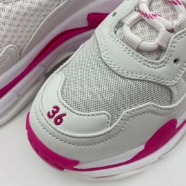 Balenciaga Triple S Clunky Sneakers Fluorescent Pink