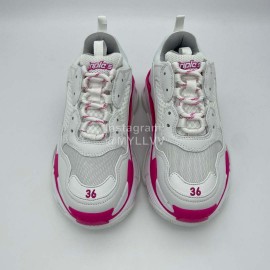 Balenciaga Triple S Clunky Sneakers Fluorescent Pink