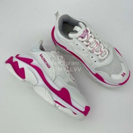 Balenciaga Triple S Clunky Sneakers Fluorescent Pink