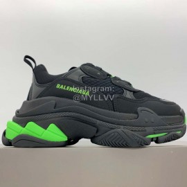 Balenciaga Triple S Clunky Sneakers Black Green