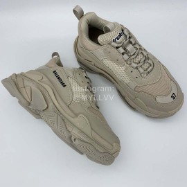 Balenciaga Triple S Clunky Sneakers Khaki