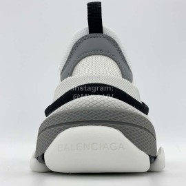 Balenciaga Triple S Clunky Sneakers Gray White