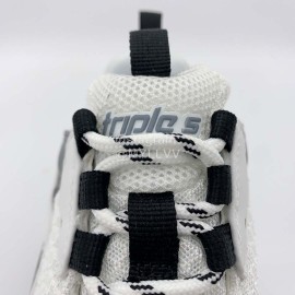 Balenciaga Triple S Clunky Sneakers Gray White