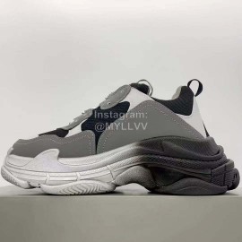 Balenciaga Triple S Clunky Sneakers Gradient Gray