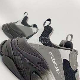 Balenciaga Triple S Clunky Sneakers Gradient Gray